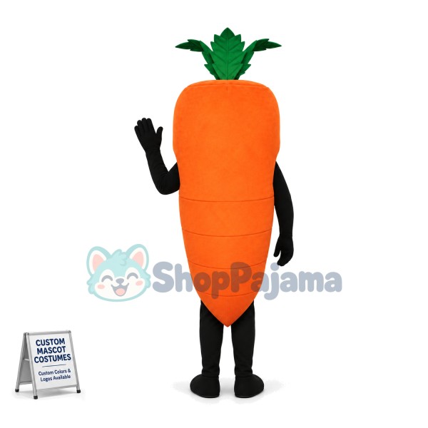 2nd Version Of Deluxe Cartoon Carrot Lightweight Mascot Costume 