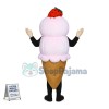 Deluxe Strawberry Ice Cream Double Scoop Mascot Costume 