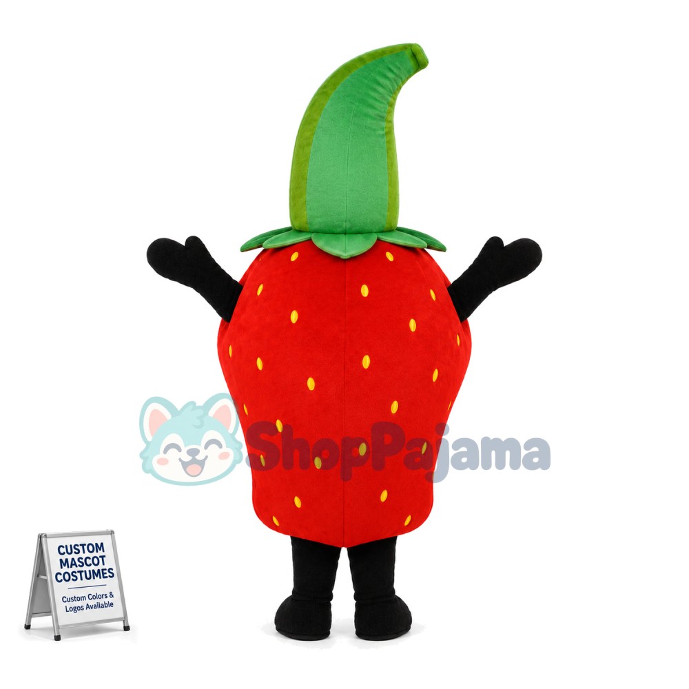 Deluxe Fresh Strawberry Mascot Costume 	