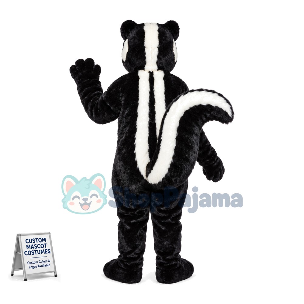Striped Skunk Mascot Costume	