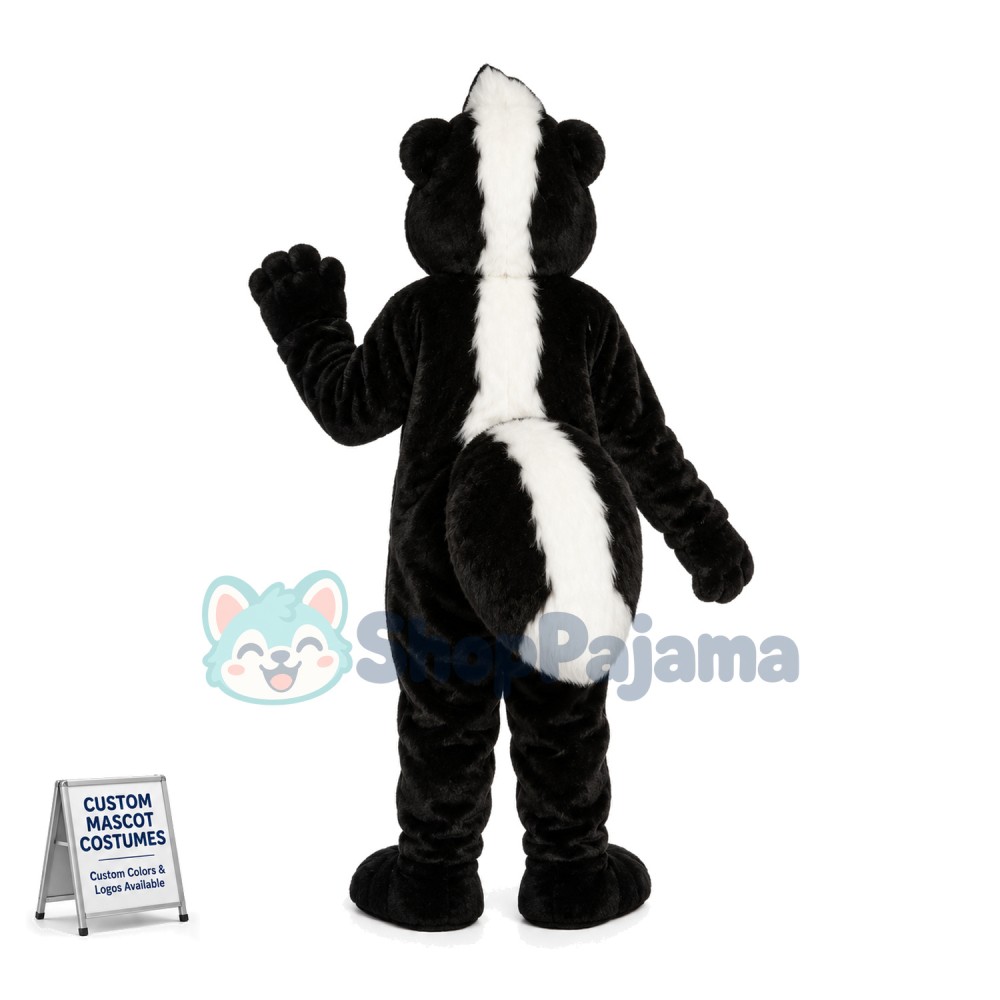 Cartoon Skunk Mascot Costume	