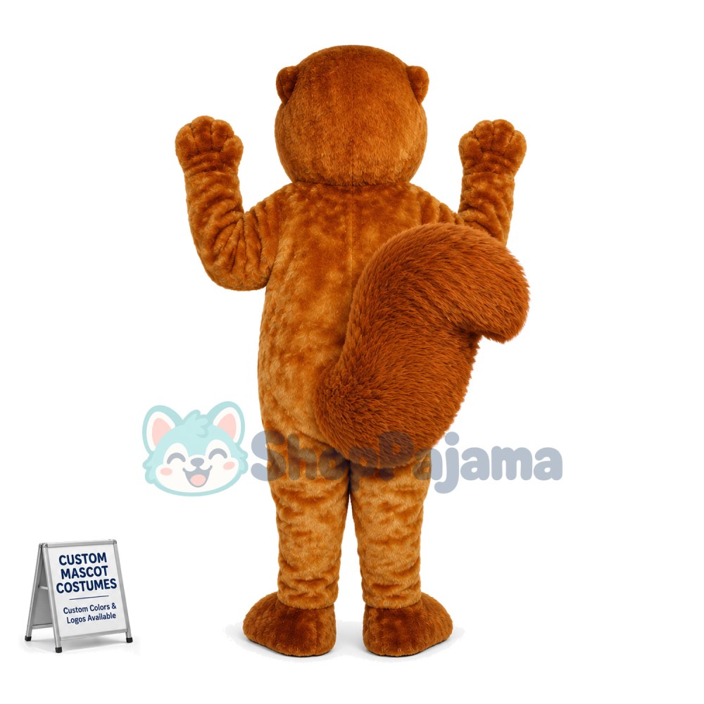 Brown Squirrel Mascot Costume	
