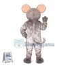 Adorable Gray Mouse Mascot Adult Costume	