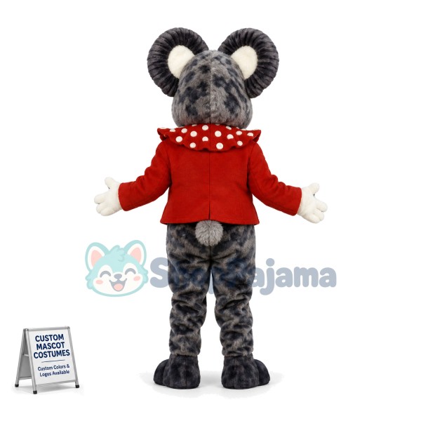 Gentleman Mouse Mascot Costume 