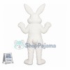 Lively White Bunny Mascot Costume