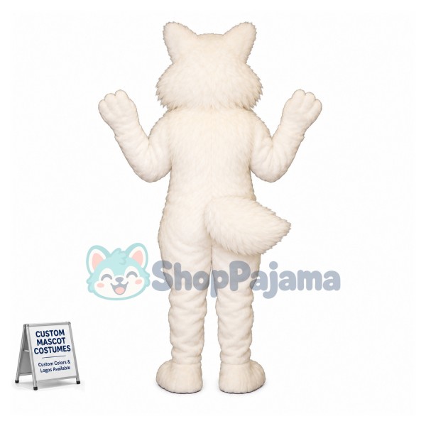 Arctic Fox Mascot Costume 