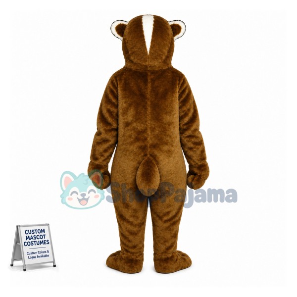 Optimistic Badger Mascot Costume 