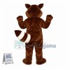 Brown Raccoon Mascot Adult Costume 