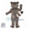 Adult Plush Gray Raccoon Mascot Costume For Adult 