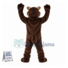 Howling Brown Wolverine Mascot Costume