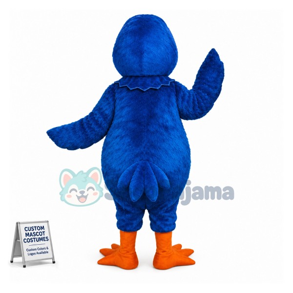 Blue Bird Mascot Costume 
