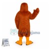 Brown Hawk Mascot Costume 