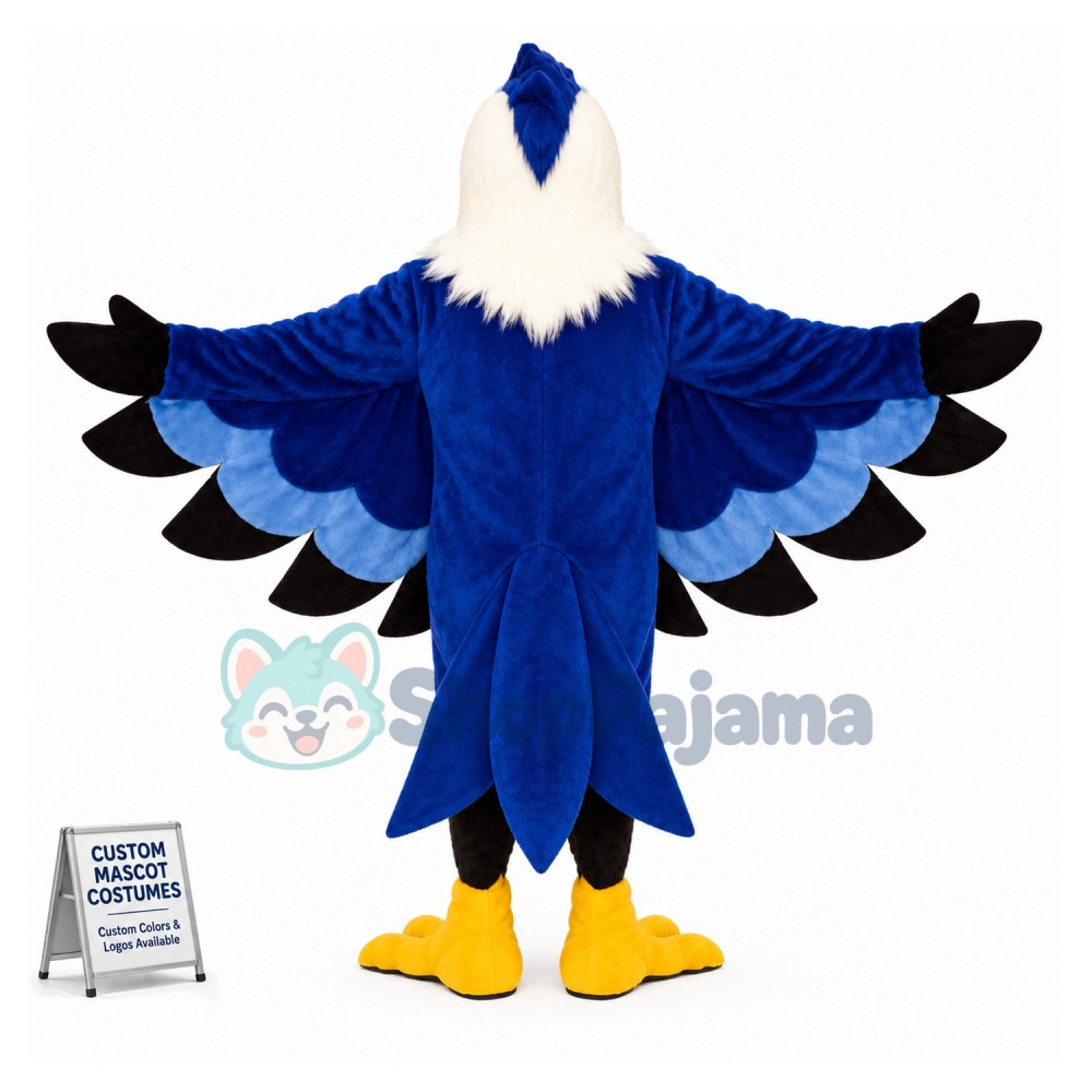 Blue Ptarmigan Thunderbird Mascot Costume