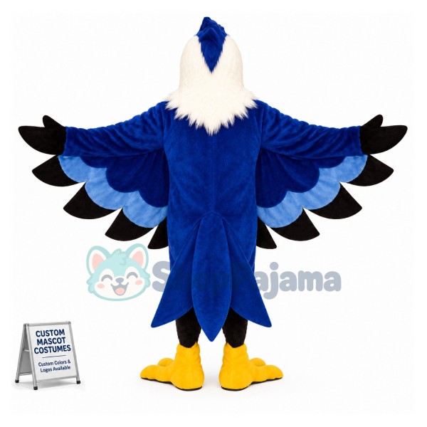 Blue Ptarmigan Thunderbird Mascot Costume