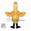 Golden Phoenix Mascot Costume