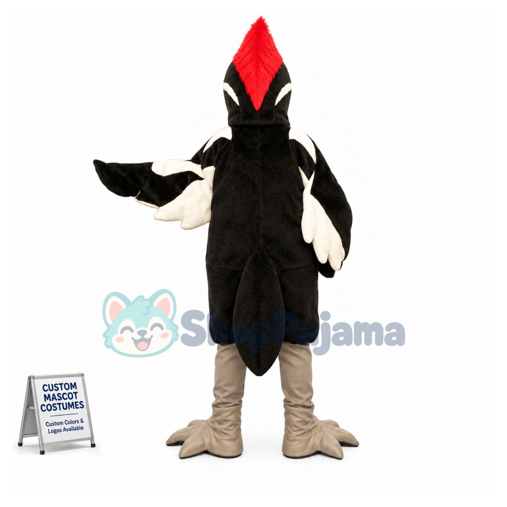 Ivory Billed Woodpecker Mascot Costume