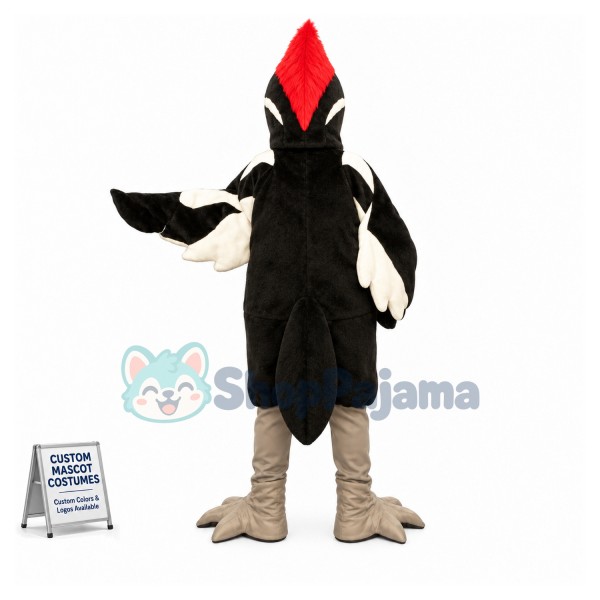 Ivory Billed Woodpecker Mascot Costume