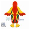 Tropical Yellow Parrot Mascot Costume