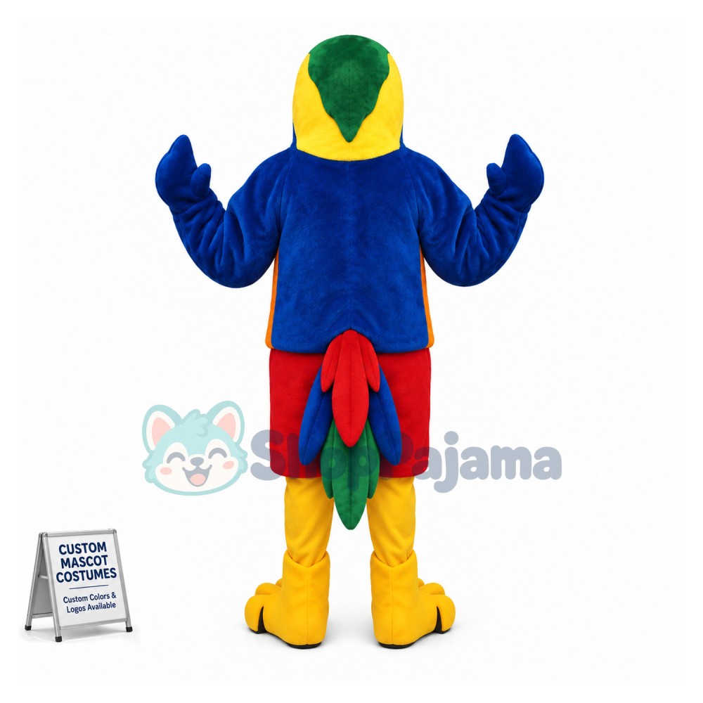 Colorful Parrot Mascot Costume