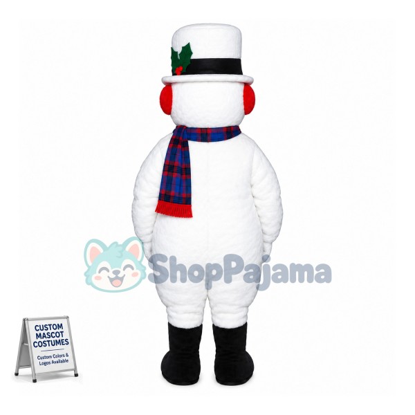 Carnival Snowman Mascot Costume