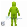 Cartoon Green Alien Mascot Costume 