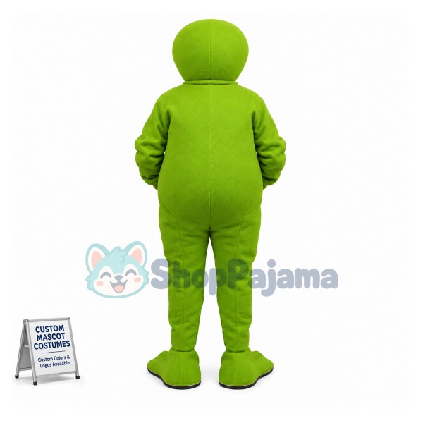 2nd Version Of Green Alien Mascot Costume 
