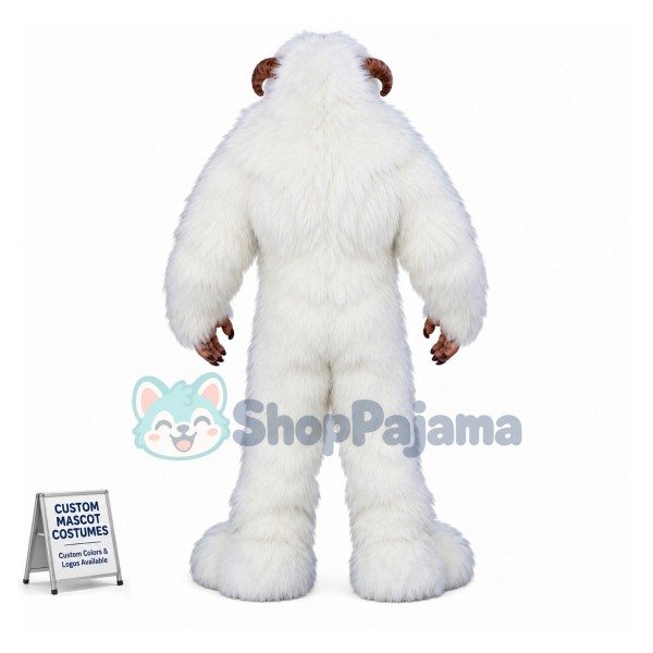 Yeti Monster Mascot Costume 
