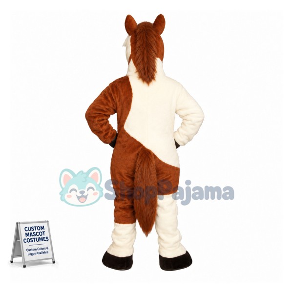 American Paint Horse Lightweight Mascot Costume 