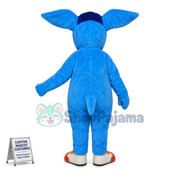 Simply Blue Aardvark Mascot Cartoon Costume 
