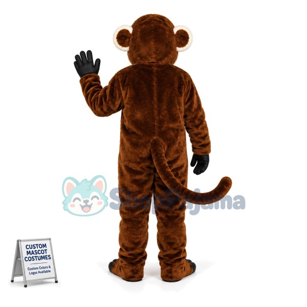 Bearded Monkey Mascot Costume