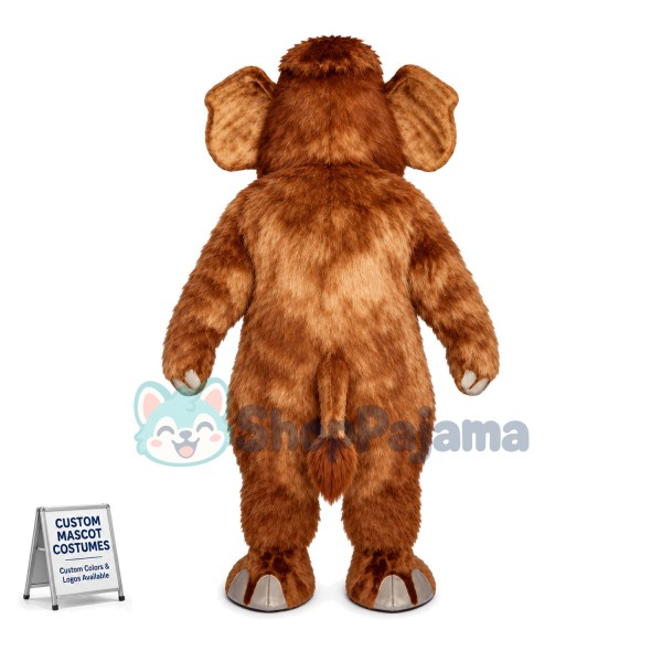 Arctic Island Woolly Mammoth Lightweight Mascot Costume