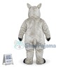 Grey Rhinoceros Lightweight Mascot Costume