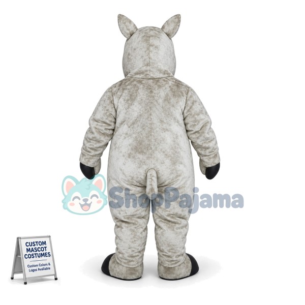 Grey Rhinoceros Lightweight Mascot Costume