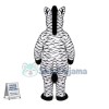 Zelda Zebra Mascot Costume