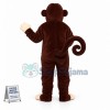 Adult Cartoon Brown Monkey Mascot Costume