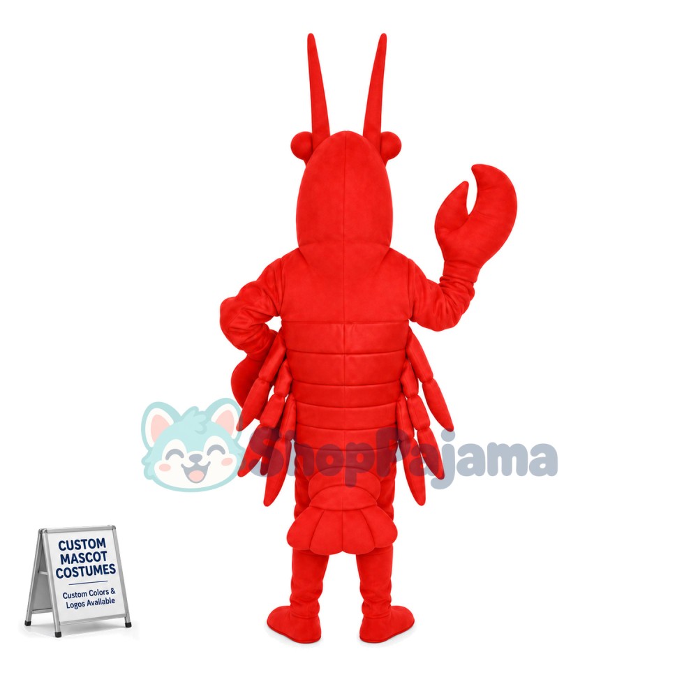 Adult Size Crawdad Mascot Costume