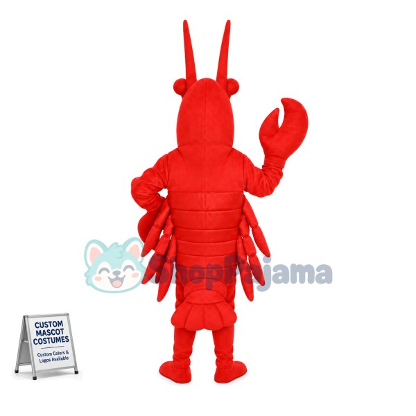 Adult Size Crawdad Mascot Costume