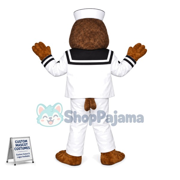 Sailor Otter Mascot Costume