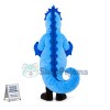 Blue Seahorse Mascot Costume