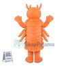 Smiling Cartoon Common Shrimp Mascot Costume
