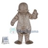 Sleepy Grey Walrus Long Fur Mascot Costume 