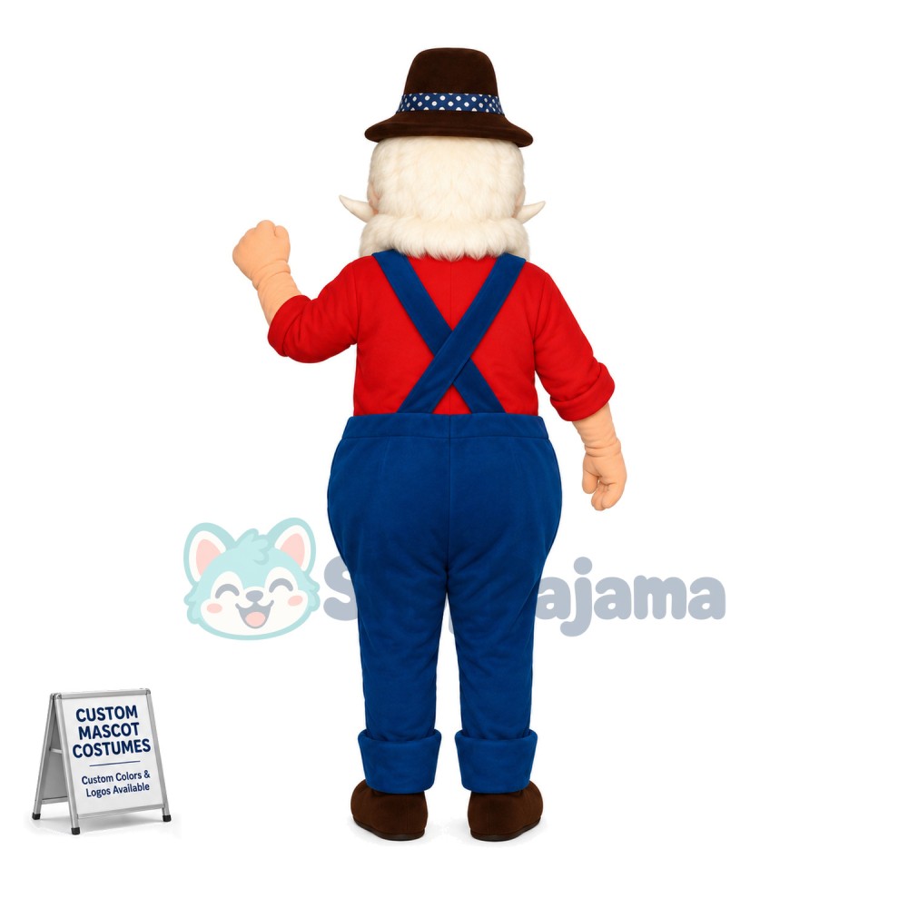 Old Farmer Mascot Costume	