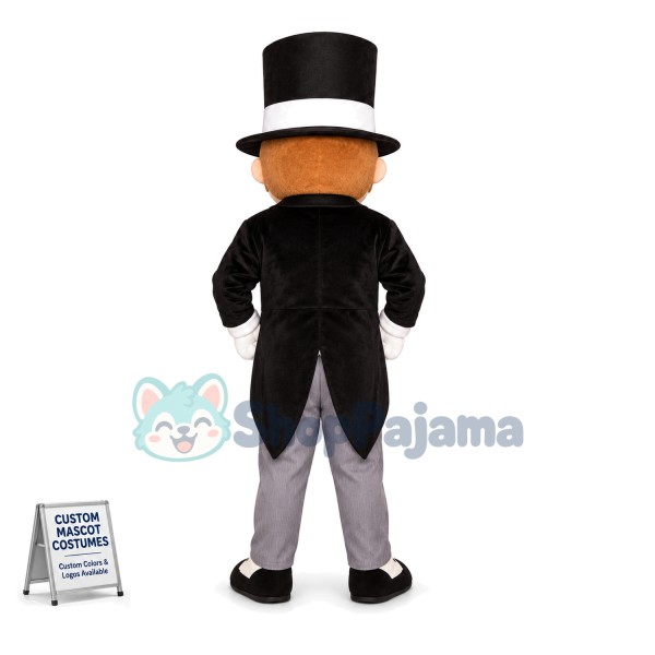 Gentleman Mascot Costume	
