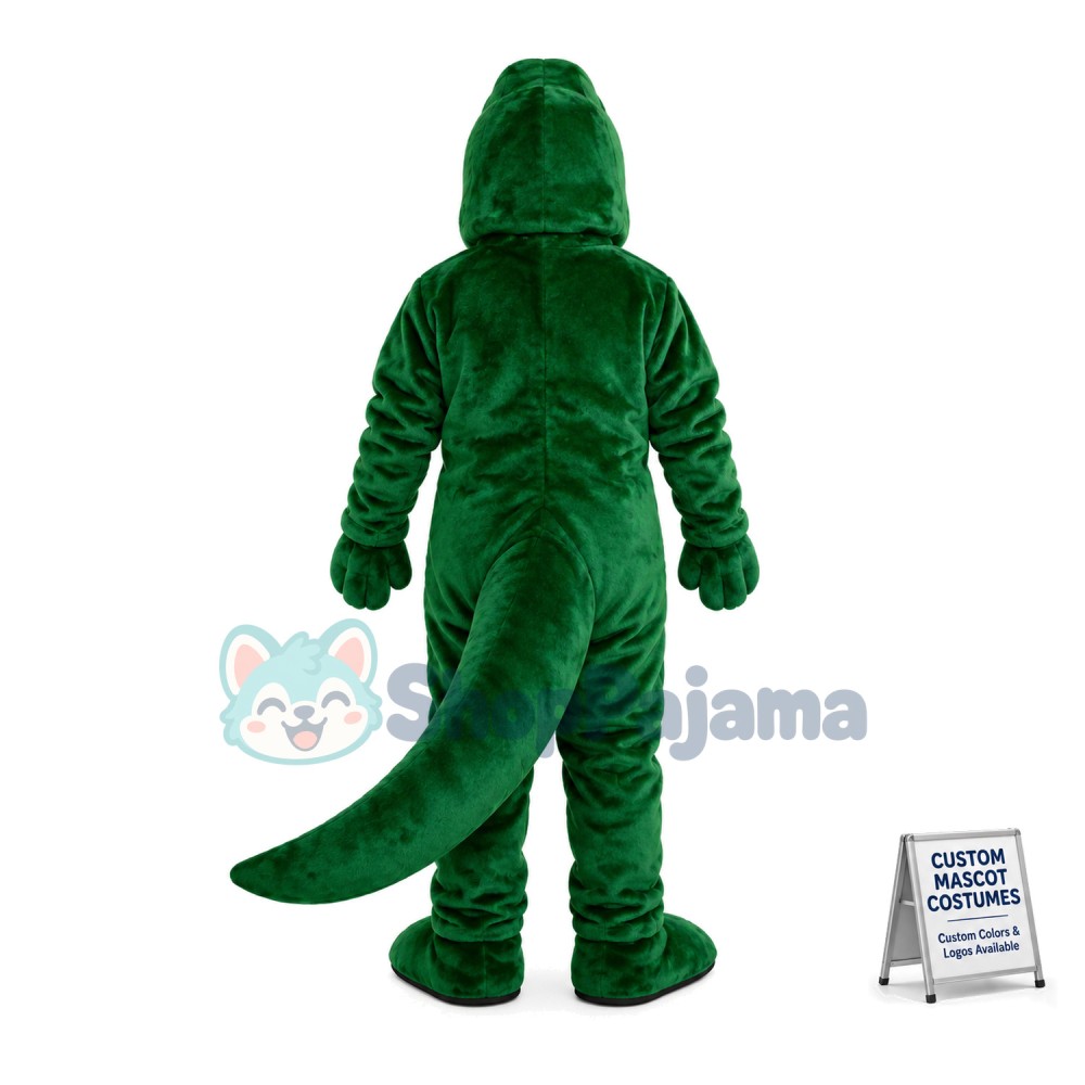 Green Alligator Mascot Costume	