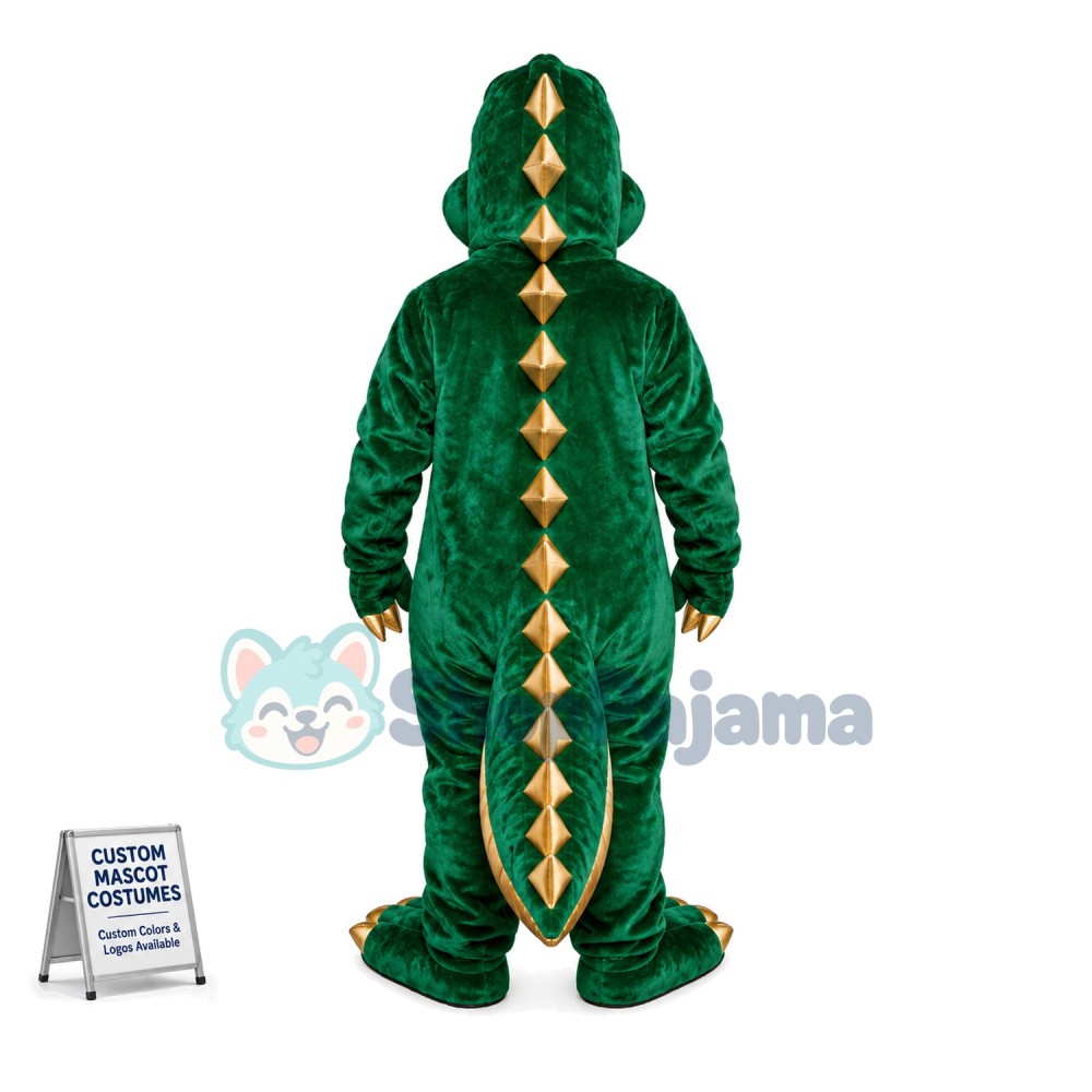 Adult Alligator Mascot Costume	