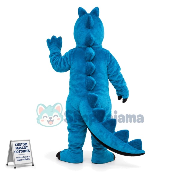 Blue Dinosaur Lightweight Mascot Costume	