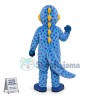 Brightly Colored Dinosaur Mascot Costume 