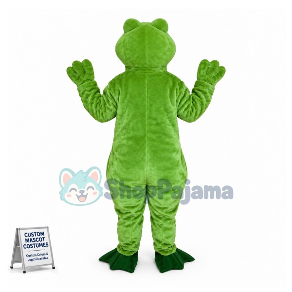Adult Plush Frog Mascot Costume 