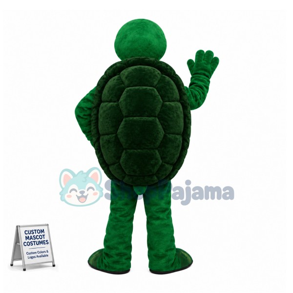 Friendly Pond Turtle Mascot Costume 