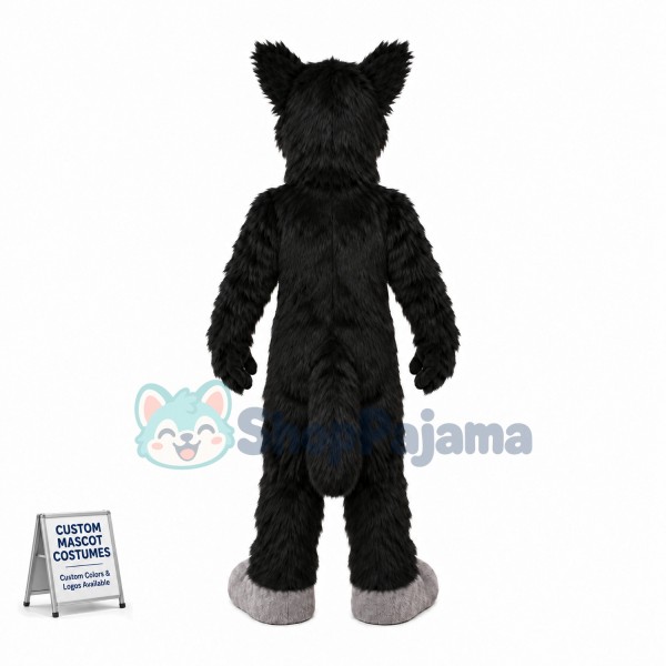 Real-life Big Bad Wolf Mascot Cartoon Character Costume 